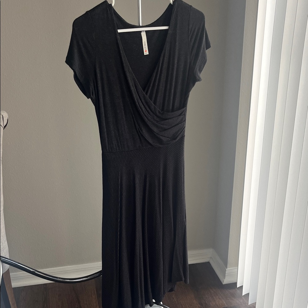 Gilli Black High Low Women's Dress